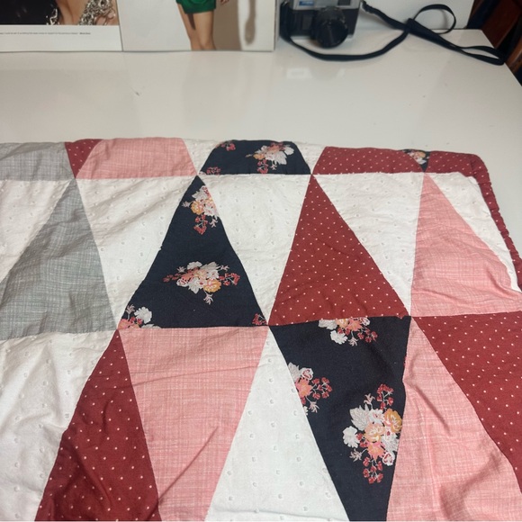 Matilda Jane Baby Quilt | Cotton Patchwork · Cottagecore Nursery / Crib Throw - Picture 3 of 8